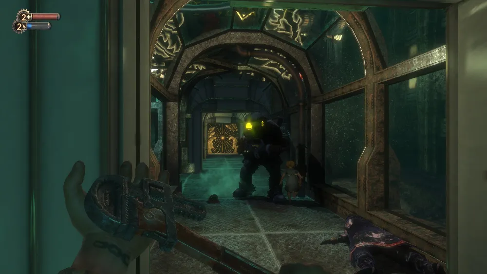 A screenshot from Bioshock