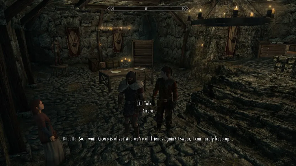 "Me and my boy Cicero. Also, very historically accurate commentary from Babette."