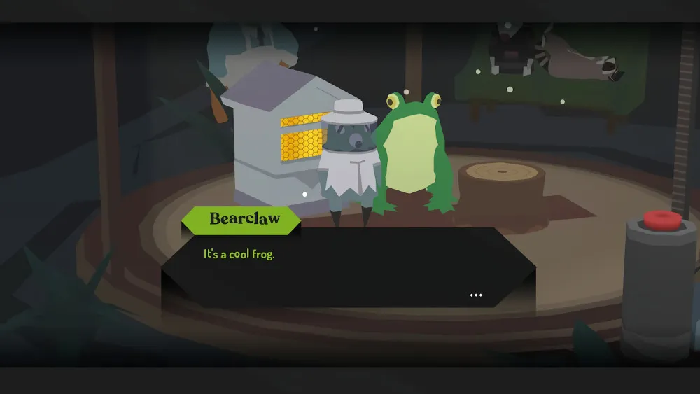 A screenshot from Donut County
