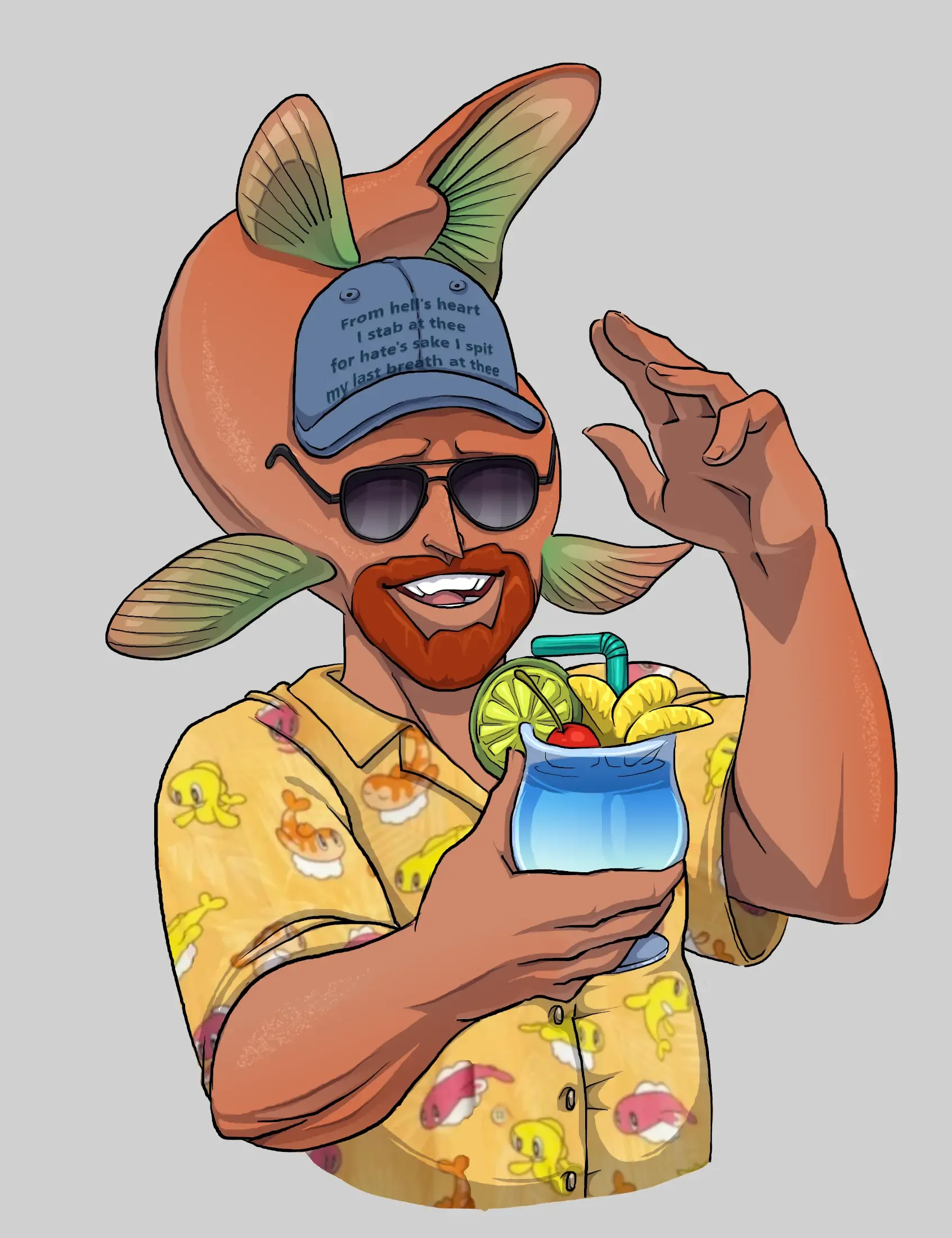 Fish-mael by @Captain_A_Haf