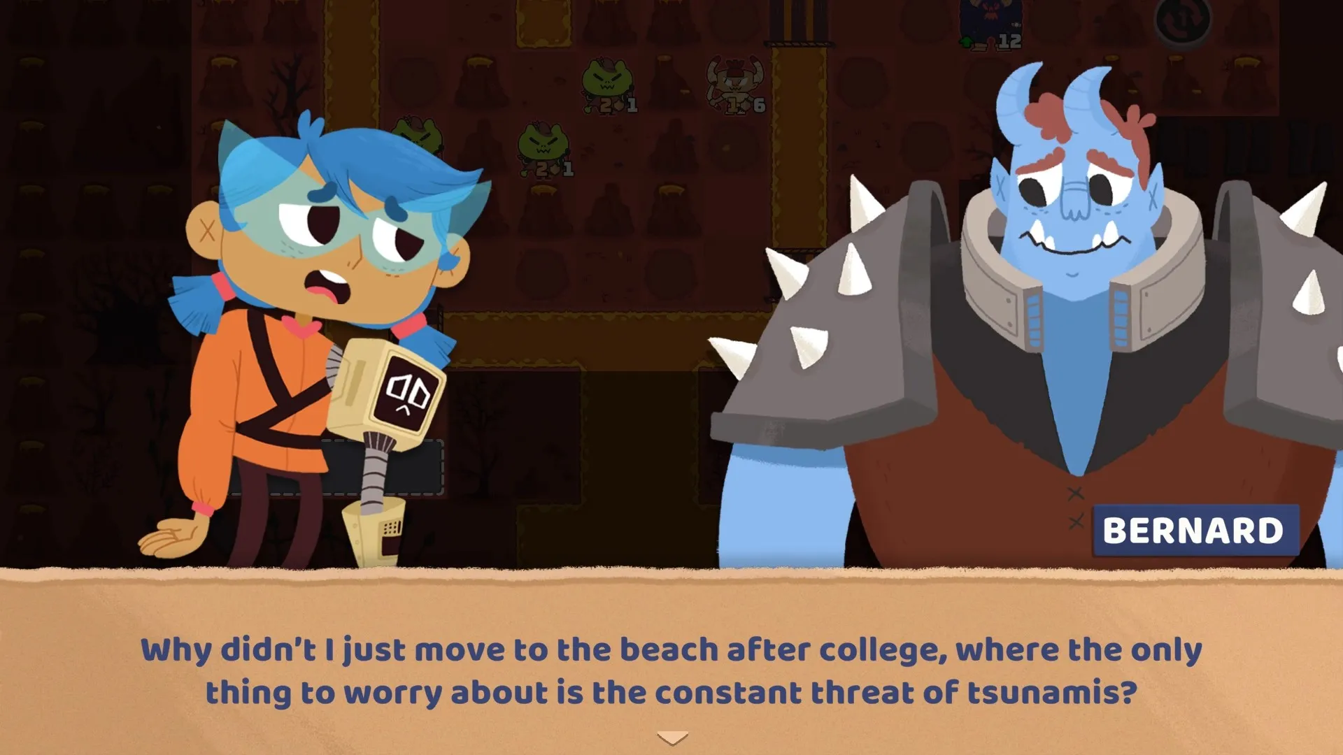 A screenshot from Floppy Knights