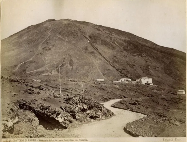 The funicular as it appeared in the 1880s The funicular as it appeared in the 1880s