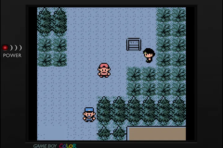 "Pokémon Fool's Gold running on the klondike with a GBC border."