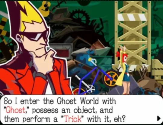 A screenshot from Ghost Trick: Phantom Detective