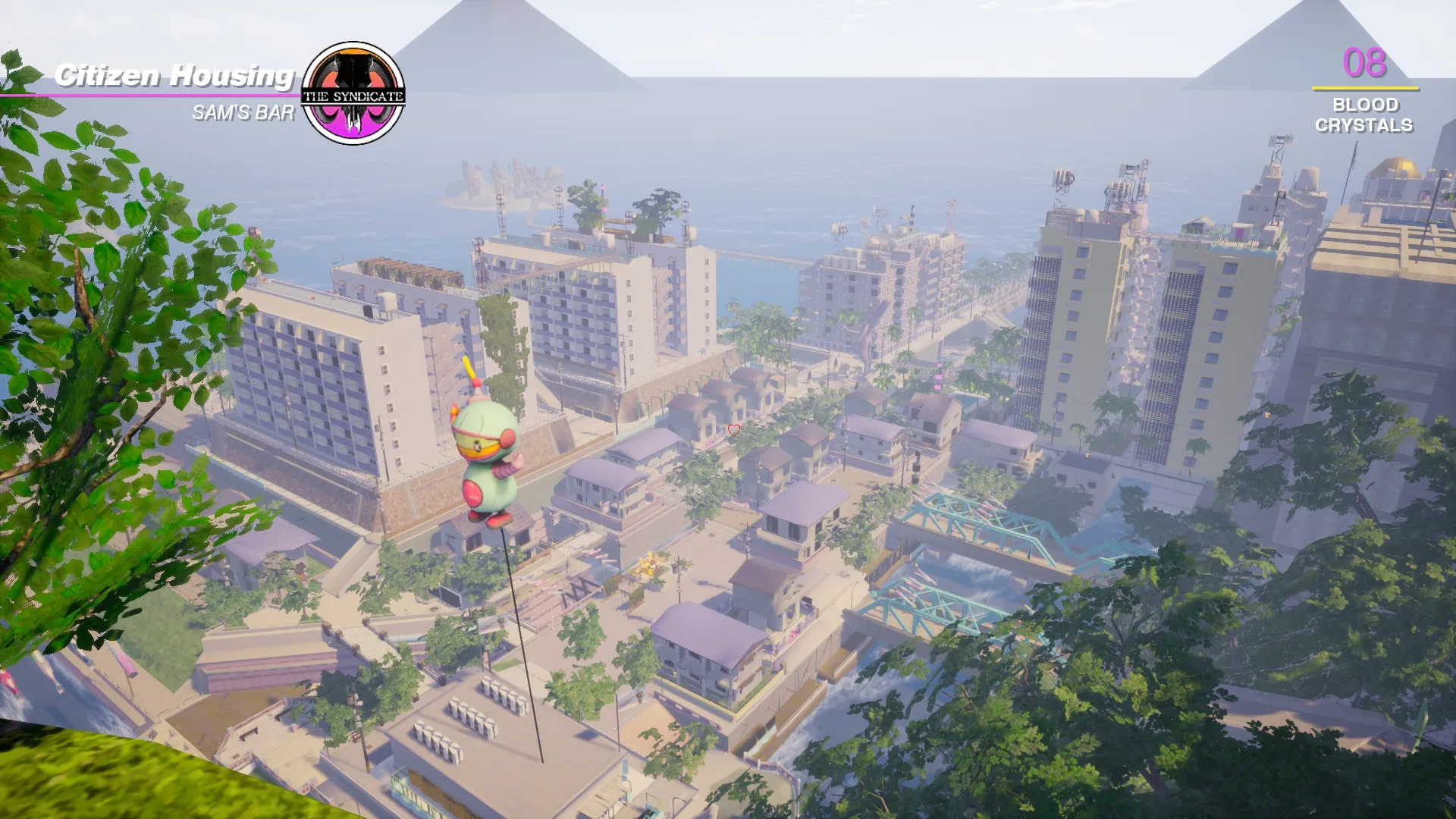 A screenshot from Paradise Killer