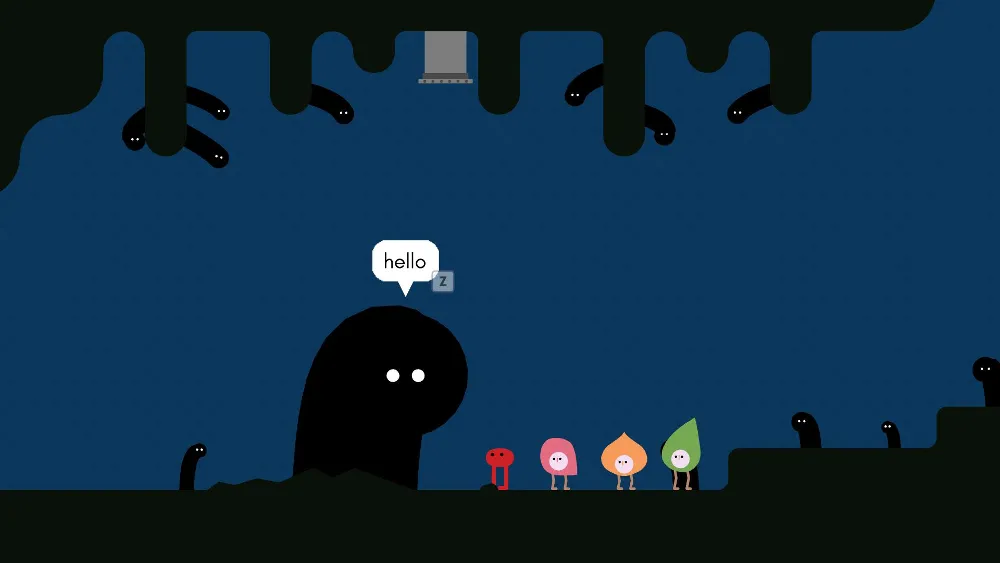 A screenshot from Pikuniku